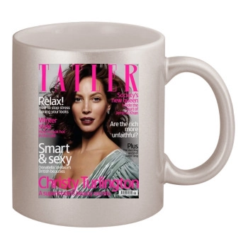 Christy Turlington 11oz Metallic Silver Mug