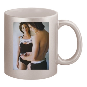 Christy Turlington 11oz Metallic Silver Mug