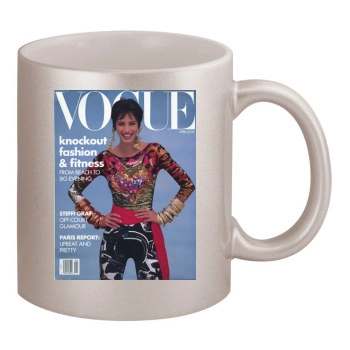 Christy Turlington 11oz Metallic Silver Mug