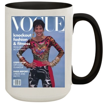 Christy Turlington 15oz Colored Inner & Handle Mug