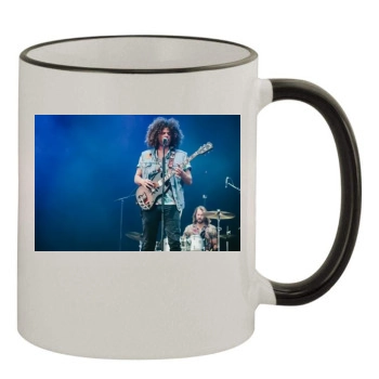 Wolfmother 11oz Colored Rim & Handle Mug