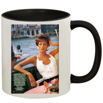 Christy Turlington 11oz Colored Inner & Handle Mug