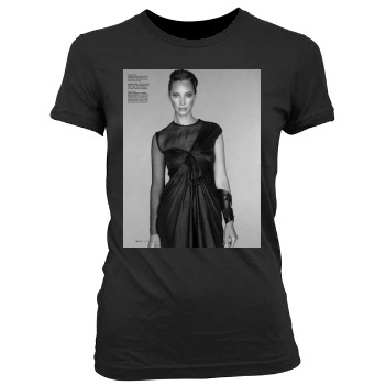 Christy Turlington Women's Junior Cut Crewneck T-Shirt