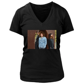 Wolfmother Women's Deep V-Neck TShirt