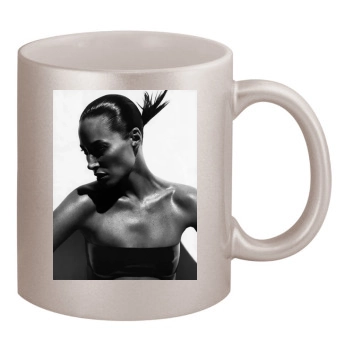 Christy Turlington 11oz Metallic Silver Mug