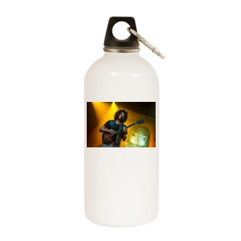 Wolfmother White Water Bottle With Carabiner