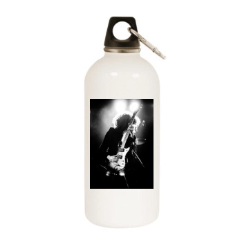 Wolfmother White Water Bottle With Carabiner