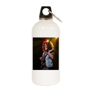 Wolfmother White Water Bottle With Carabiner