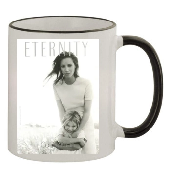 Christy Turlington 11oz Colored Rim & Handle Mug