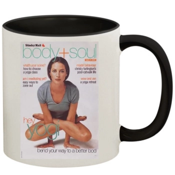 Christy Turlington 11oz Colored Inner & Handle Mug