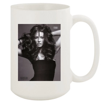 Christy Turlington 15oz White Mug