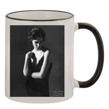 Christy Turlington 11oz Colored Rim & Handle Mug