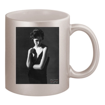 Christy Turlington 11oz Metallic Silver Mug