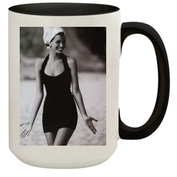 Christy Turlington 15oz Colored Inner & Handle Mug