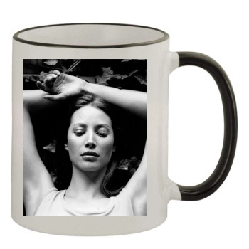 Christy Turlington 11oz Colored Rim & Handle Mug