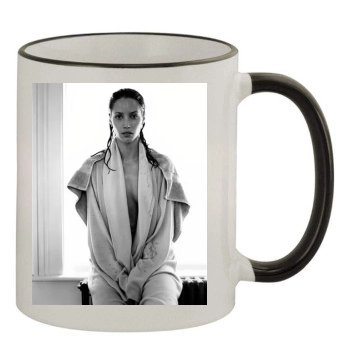 Christy Turlington 11oz Colored Rim & Handle Mug