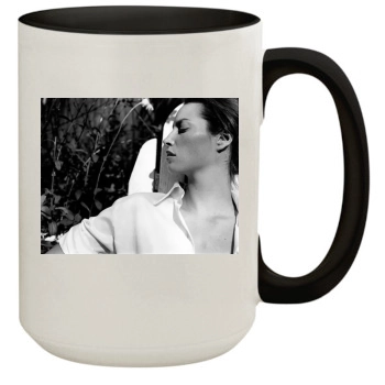 Christy Turlington 15oz Colored Inner & Handle Mug