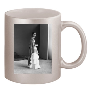 Christy Turlington 11oz Metallic Silver Mug