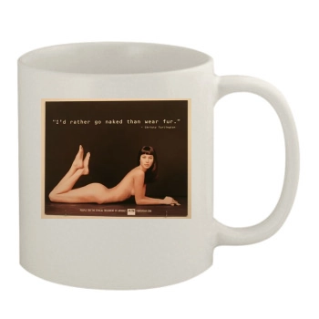 Christy Turlington 11oz White Mug