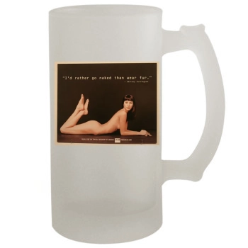 Christy Turlington 16oz Frosted Beer Stein