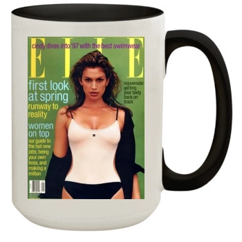 Cindy Crawford 15oz Colored Inner & Handle Mug