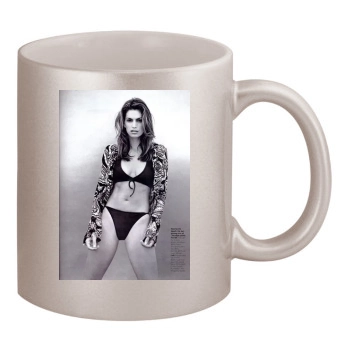 Cindy Crawford 11oz Metallic Silver Mug