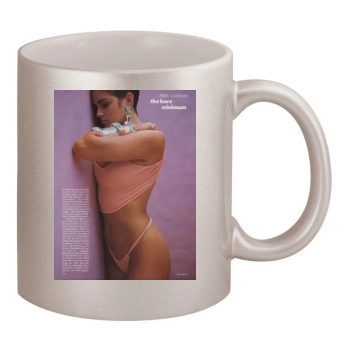 Cindy Crawford 11oz Metallic Silver Mug