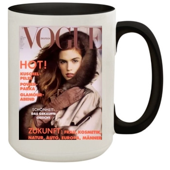 Cindy Crawford 15oz Colored Inner & Handle Mug