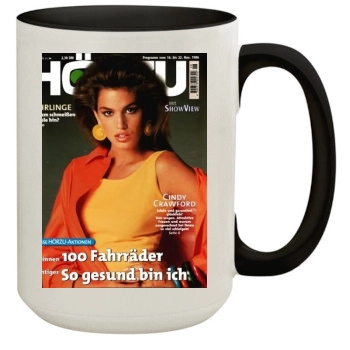 Cindy Crawford 15oz Colored Inner & Handle Mug