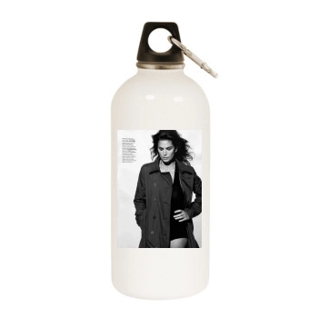 Cindy Crawford White Water Bottle With Carabiner