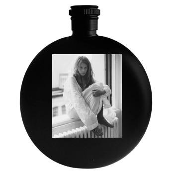 Claudia Schiffer Round Flask