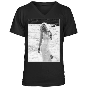 Claudia Schiffer Men's V-Neck T-Shirt