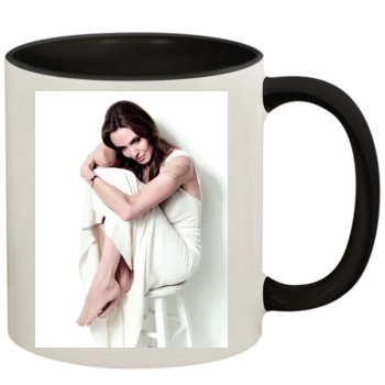 Angelina Jolie 11oz Colored Inner & Handle Mug