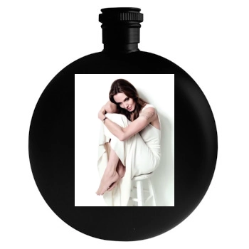 Angelina Jolie Round Flask