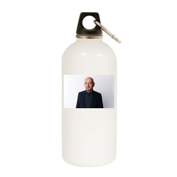 Ben Kingsley White Water Bottle With Carabiner