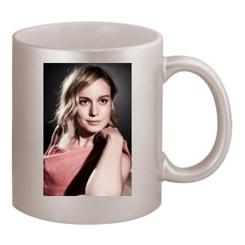 Brie Larson 11oz Metallic Silver Mug