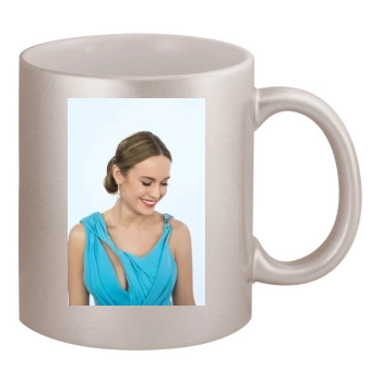 Brie Larson 11oz Metallic Silver Mug