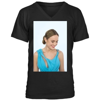 Brie Larson Men's V-Neck T-Shirt