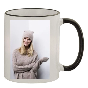 Brooklyn Decker 11oz Colored Rim & Handle Mug