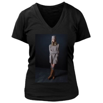 Brooklyn Decker Women's Deep V-Neck TShirt