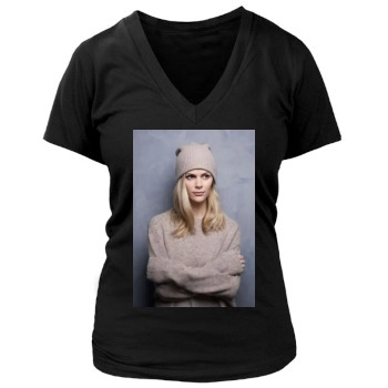 Brooklyn Decker Women's Deep V-Neck TShirt