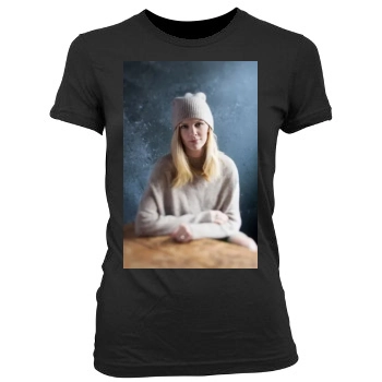 Brooklyn Decker Women's Junior Cut Crewneck T-Shirt