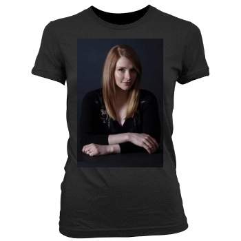 Bryce Dallas Howard Women's Junior Cut Crewneck T-Shirt