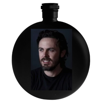 Casey Affleck Round Flask