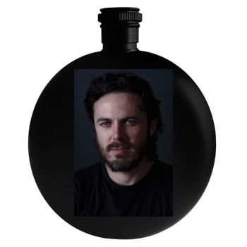 Casey Affleck Round Flask