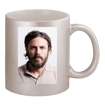 Casey Affleck 11oz Metallic Silver Mug