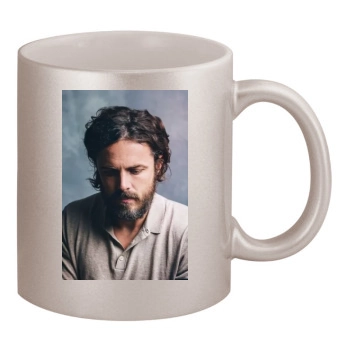 Casey Affleck 11oz Metallic Silver Mug