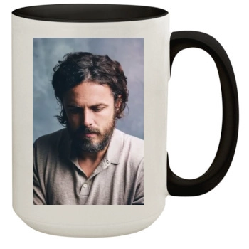 Casey Affleck 15oz Colored Inner & Handle Mug