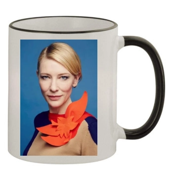 Cate Blanchett 11oz Colored Rim & Handle Mug