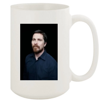 Christian Bale 15oz White Mug